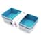 Welaxy Felt 2 Piece Divided Drawer Organizer Trays